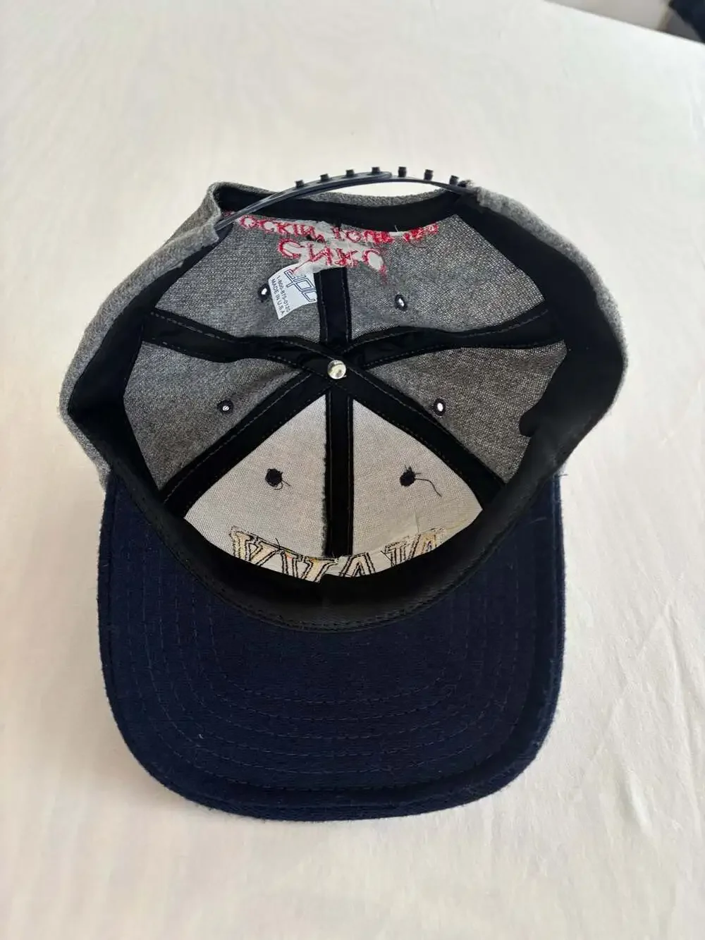 Vintage APC US Navy CNRC Rockin Tour 99 Wool Snapback Hat